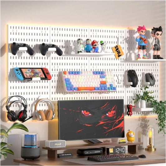 No Drill Pegboard Wall Organizer