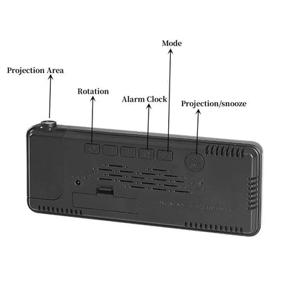Projection Alarm Clock Pro