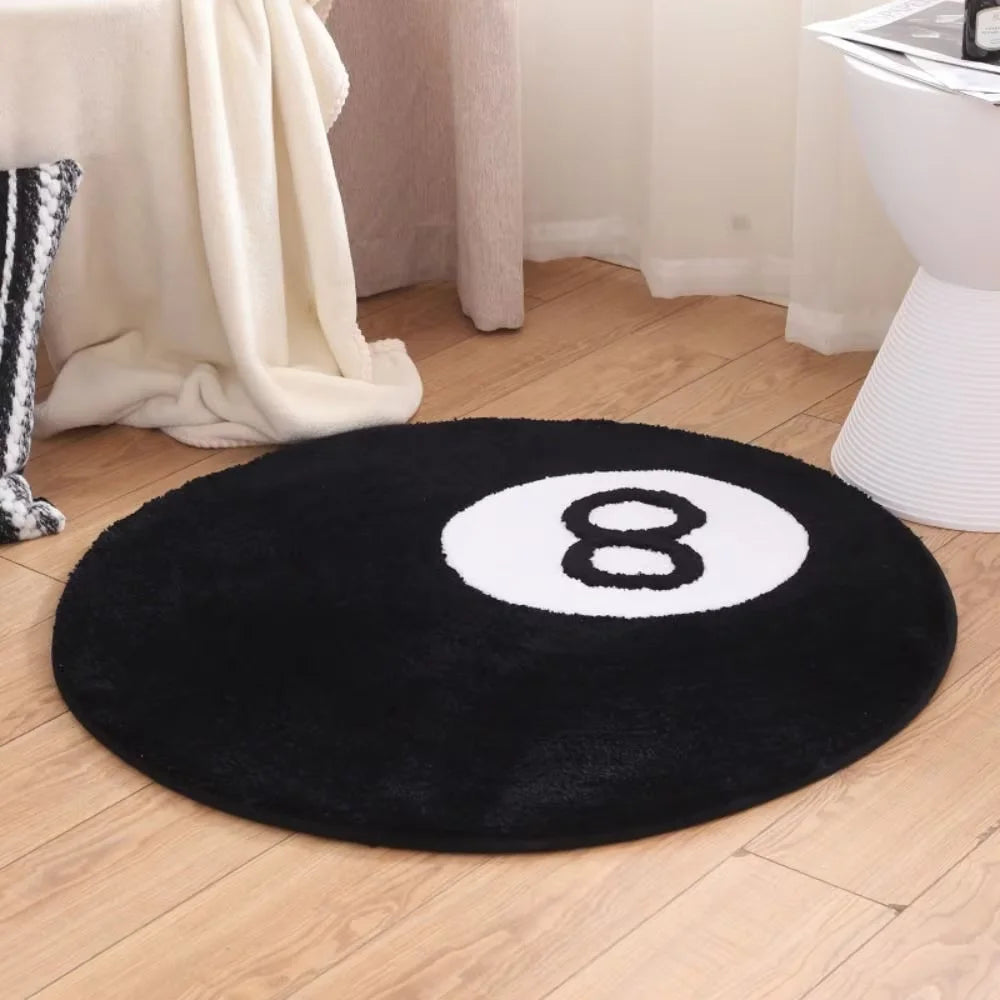 CozyGrip Black Eight Rug