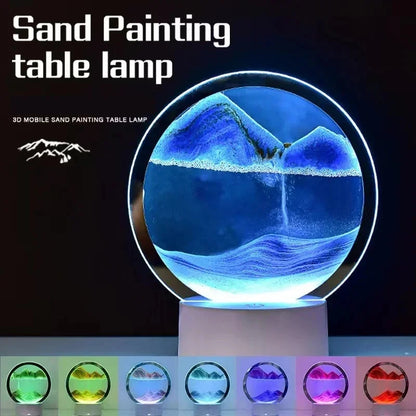 Calming RGB Hourglass Lamp