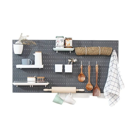 No Drill Pegboard Wall Organizer