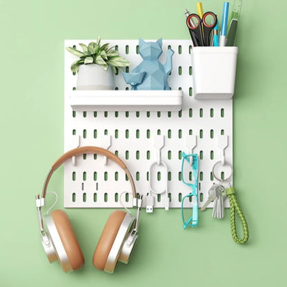 No Drill Pegboard Wall Organizer