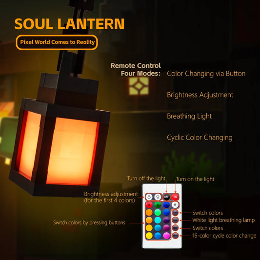 PixelGlow Portable Lantern