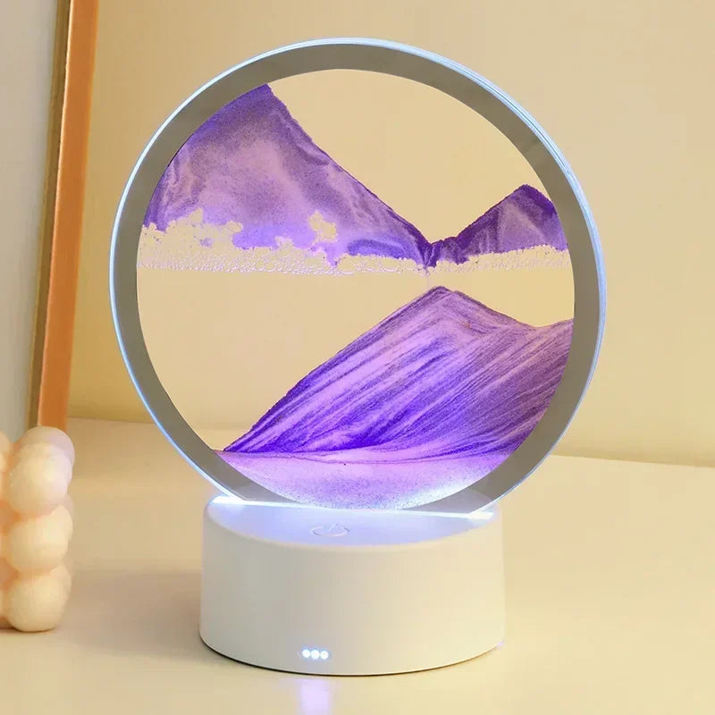 Calming RGB Hourglass Lamp