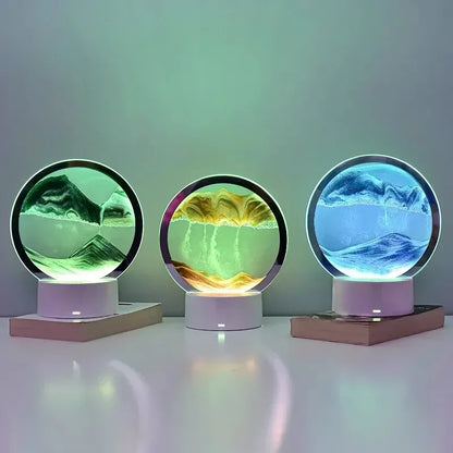 Calming RGB Hourglass Lamp