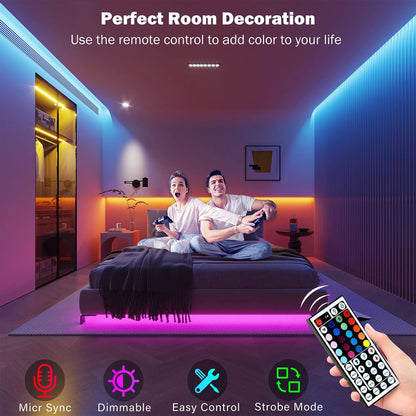 MoodGlow RGB LED Room Lighting