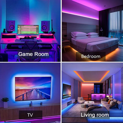 MoodGlow RGB LED Room Lighting